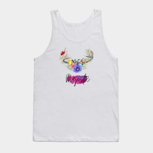 Majestic (Wildflower Antlers) Tank Top